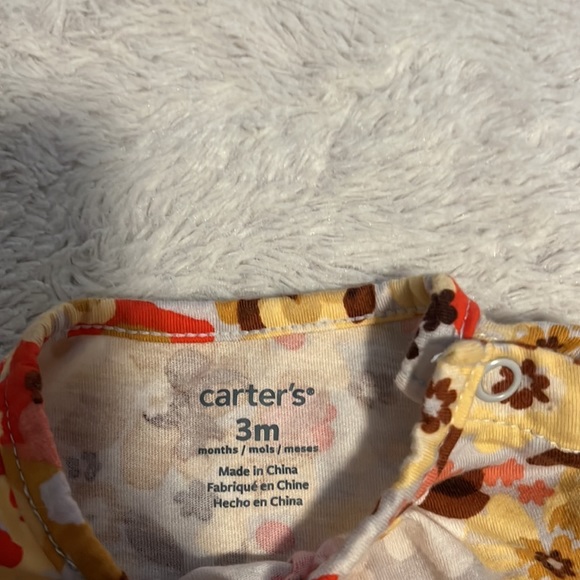 (3 for $10) carters floral bodysuit - Picture 5 of 5